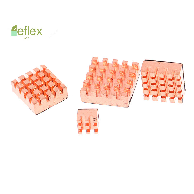 Reflex Arc 4Pcs/Set For Orange Pi 3 LTS Heat Sink Aluminum Alloy Radiator Copper Cooler Kit Nice