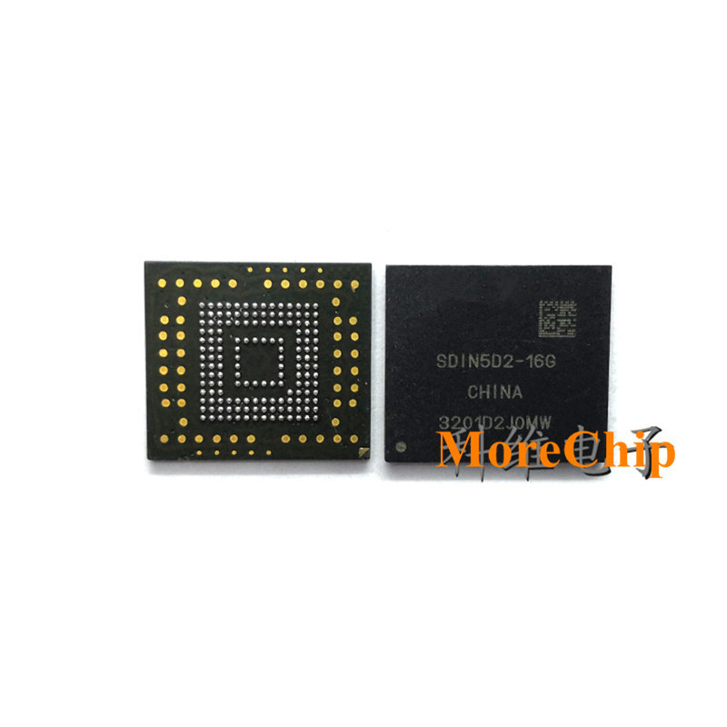 SDIN5D216G eMMC BGA Chip NAND Flash Memory IC 16GB Soldered Ball 2pcs