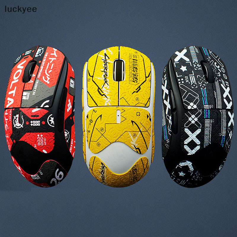 luckyeu Mouse Grip Tape Skate Handmade Sticker Non Slip Suck Sweat For ...