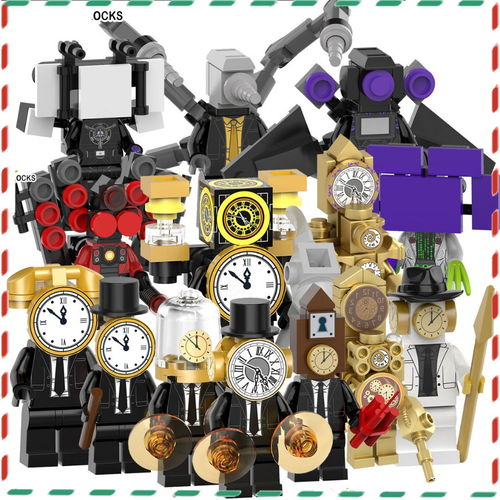 Set Costruzioni Titan Toilet Man – Blocchi Skibidi Con Cameraman E Speakerman – Modello Da Collezione Per Bambini E Adulti (400+ Pezzi) - 2