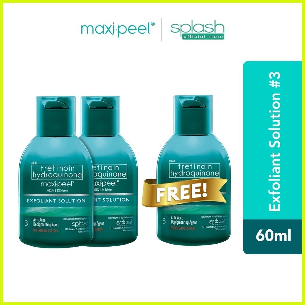 ♞BUY 2 GET 1 Maxi-Peel Exfoliant Solution No.3 Anti-Acne Pimple