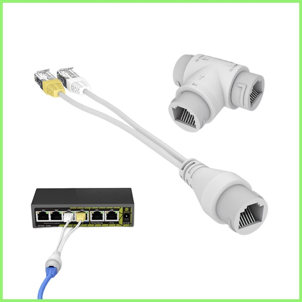 Ethernet POE Splitter POE Splitter Cable Ethernet Passive Power rj45 ...