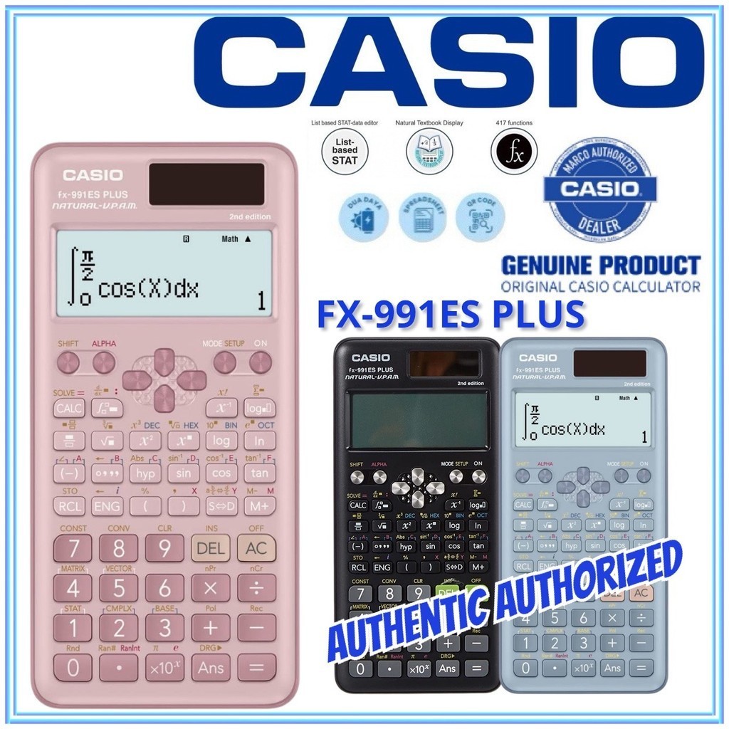 Casio Scientific Calculator FX-991EX FX-991ES Plus Calculator New ...