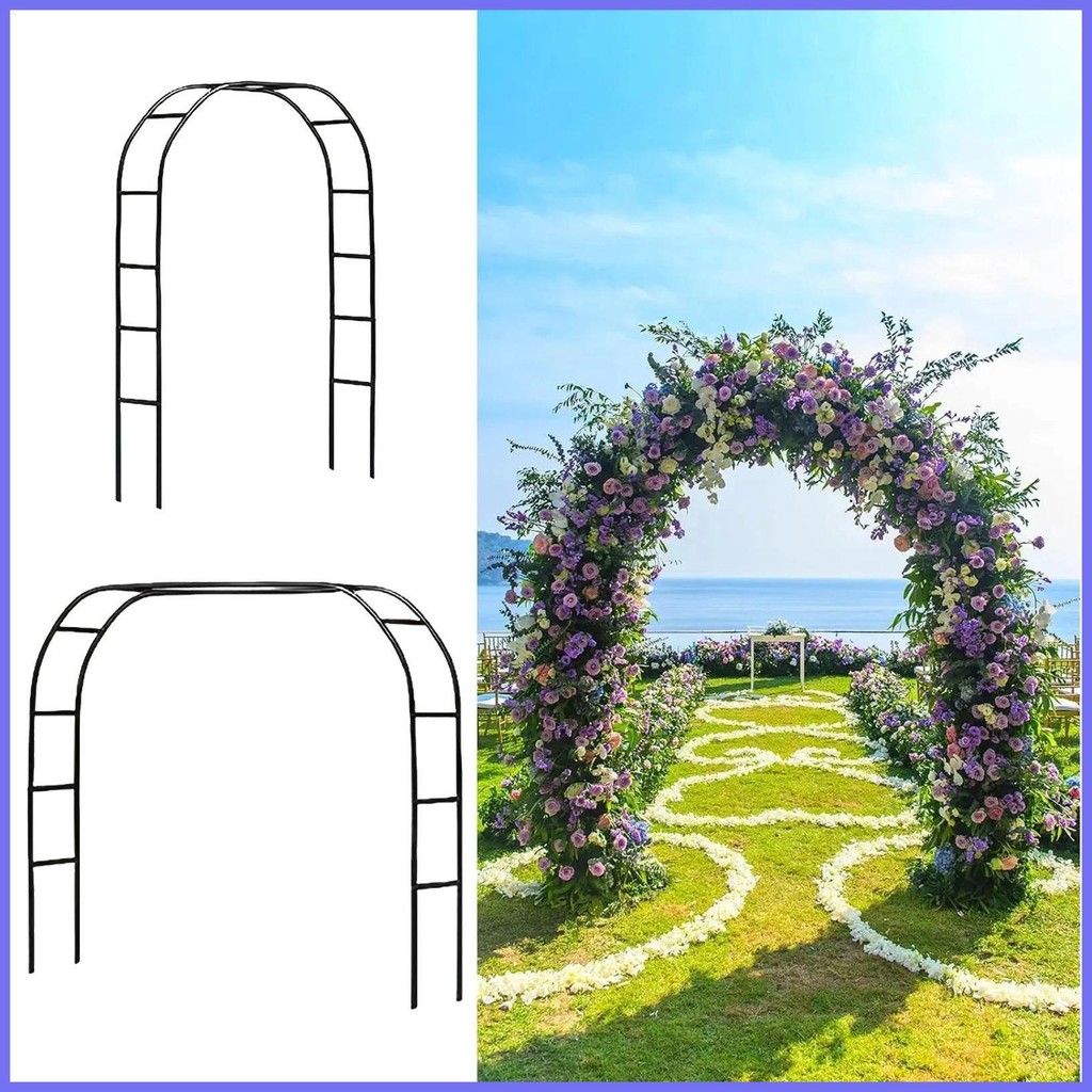 Outdoor Arch Trellis Metal Garden Trellis For Climbing Plants Plant ...