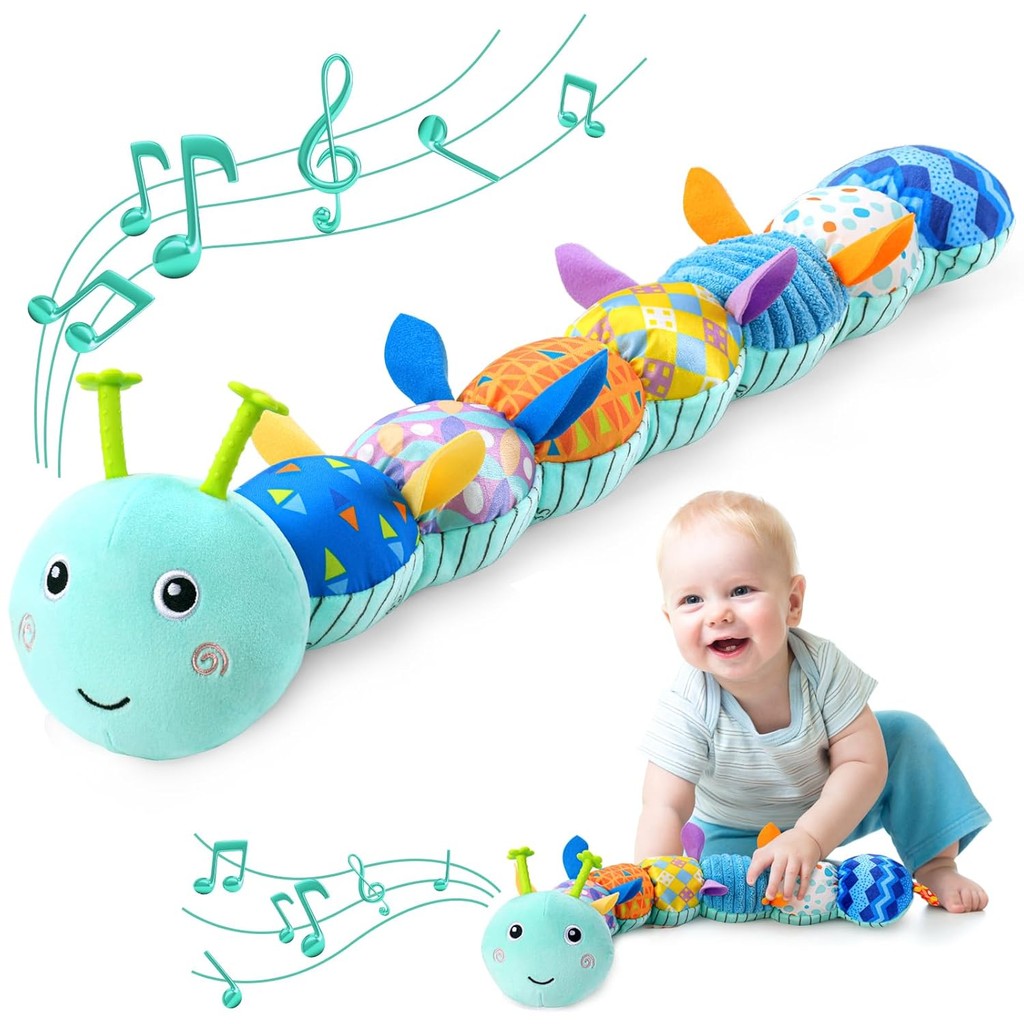 iBliver Baby Toys Musical Caterpillar,Infant Toys Stuffed Animal Toys ...