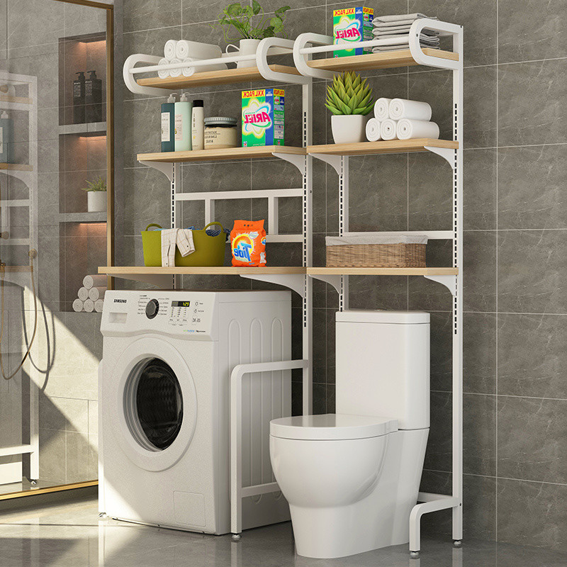 Drum Washing Machine Storage Rack Floor Flip Bathroom Toilet Toilet Top ...