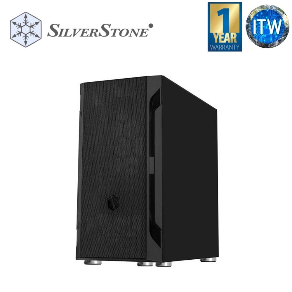 ♞SilverStone FARA H1M - Black, Tempered-Glass, Mid-Tower Micro-ATX PC ...