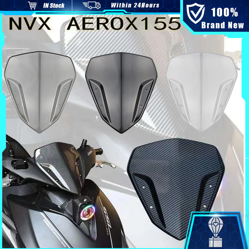 Pcs Muticolors Modified Yamaha Aerox Windshield Visor For Aerox V Visor Nvx Shopee