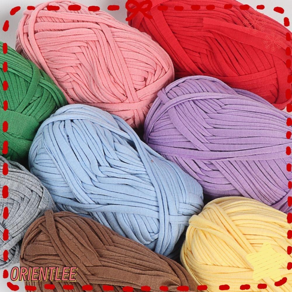 ORIENTLEE Velvet Crochet Yarn, Cotton 100g Crochet Knitting Yarns, DIY Hand Knitting Wool Thick