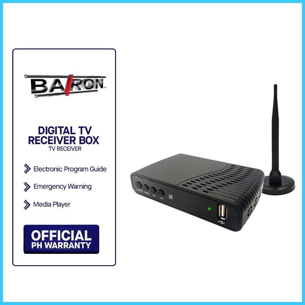∏ ♆ Baron Digital TV receiver box Shopee Philippines
