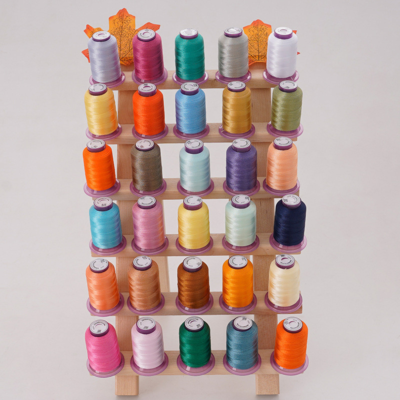 550 Yards 120D/2 Polyester Embroidery Sewing Thread Household ...