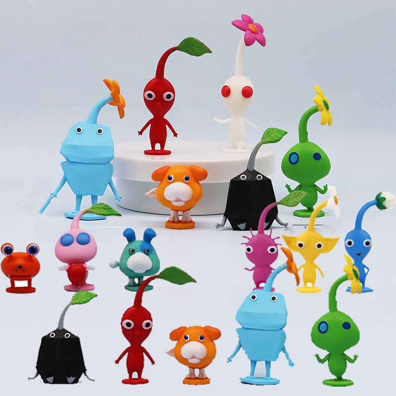 PIKMIN Game Action Figure Pikmin Doll Set Cute Model Toys Decoration ...