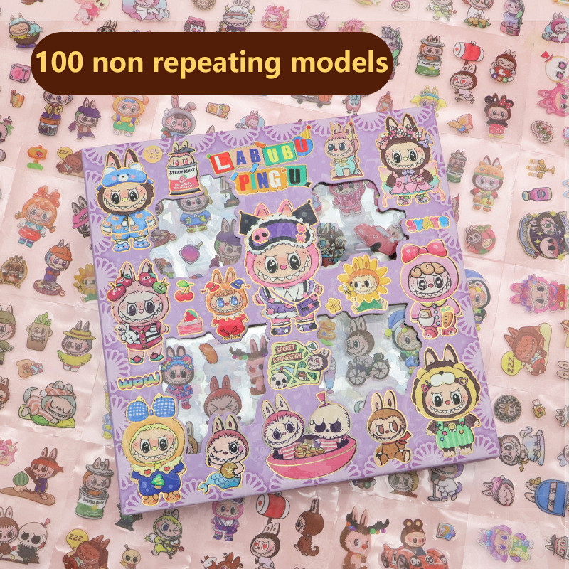 [MMBB] 100PCS Cute Water Bottle Laptop Skateboard Scrapbook Sticker ...