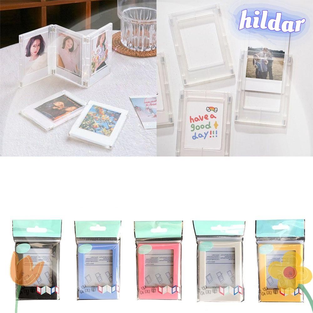 HILDAR Photo Frame, Transparent 3-Inch Picture Frames, Idol Photocard ...