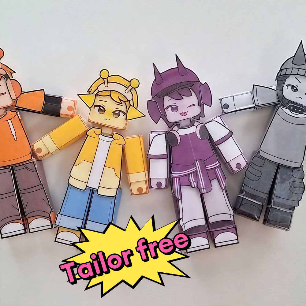 No-cut Rhythm Box Sprunki DIY Dress-up Toys Sprunki Blind Bag ...