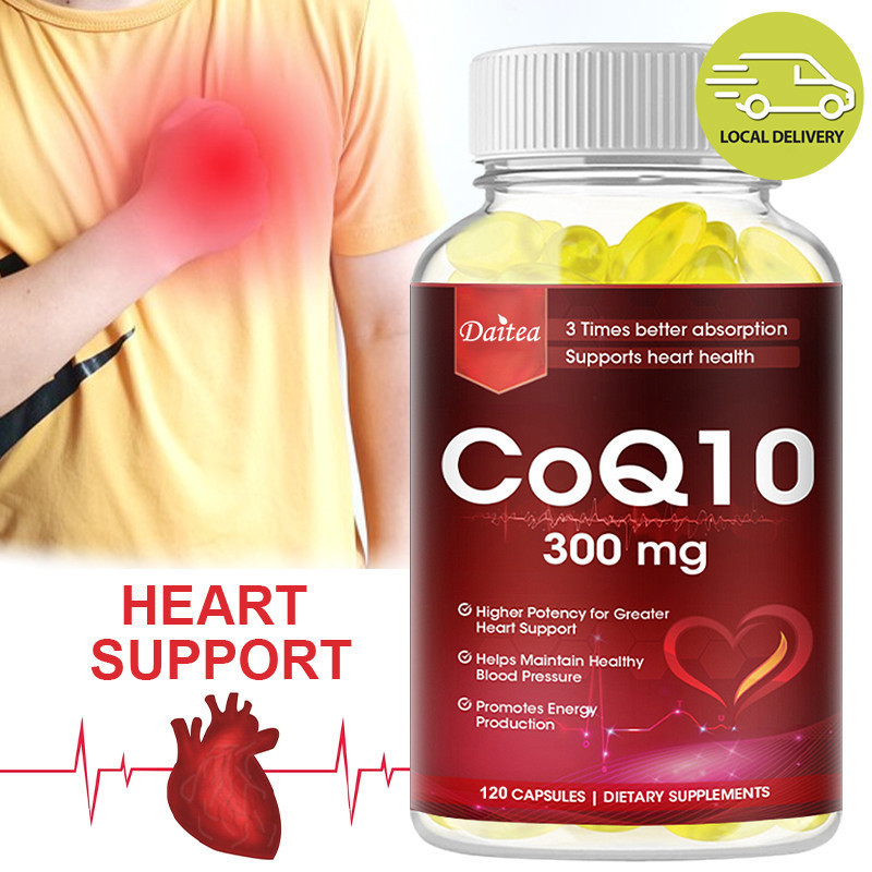 Coenzyme Q10 300 mg Supports heart health Provides energy to