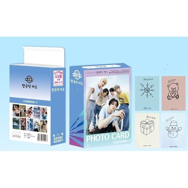 50-119pcs TX-T Holographic Laser Photocards FREEFALL Beomgyu Soobin ...