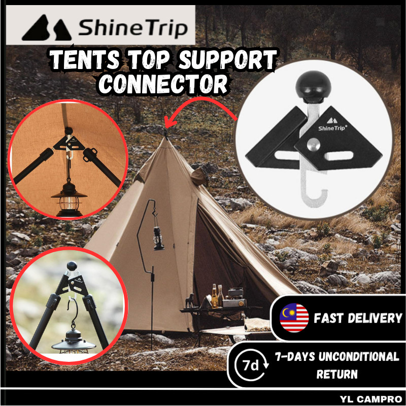 SHINETRIP Adjustable Tents Top Support Connector Tent Canopies Strut ...