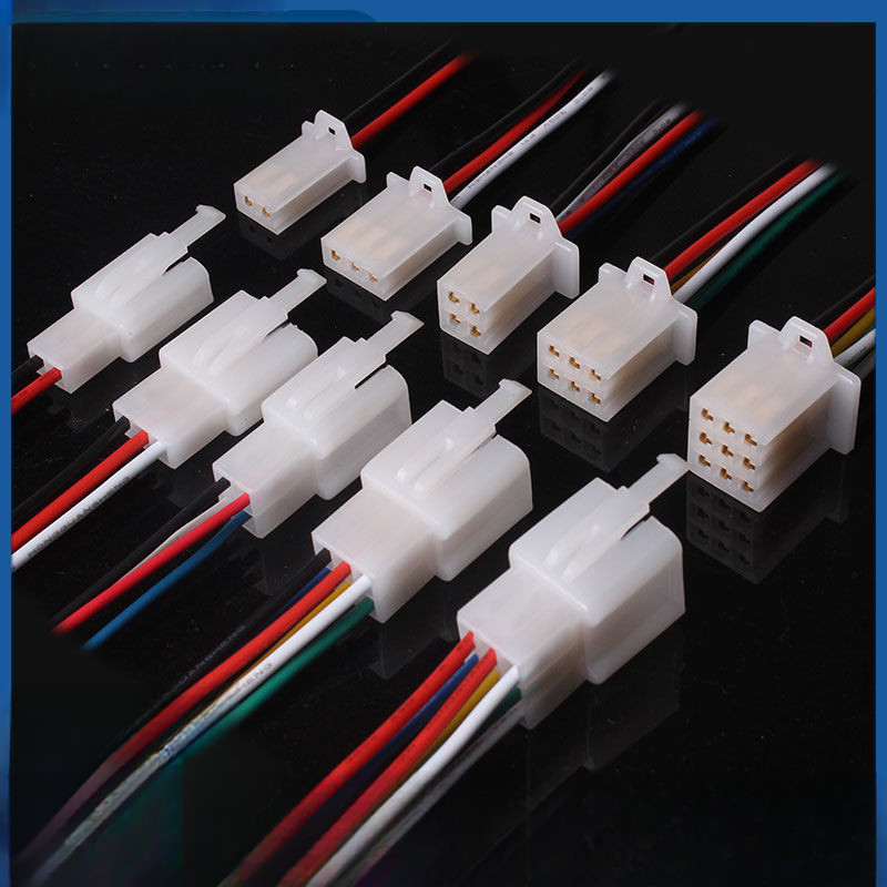 2.8mmMotorcycle Line Plug/1p-9pPorous Position Male/Female Lug Wire ...