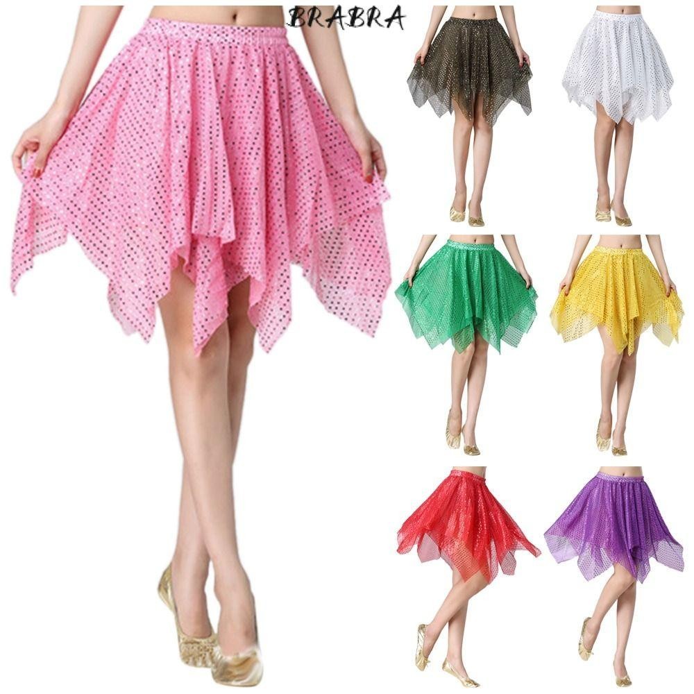 Belly Dance Latin Dance Ballroom Dance Skirts Pure Color Women's Performance