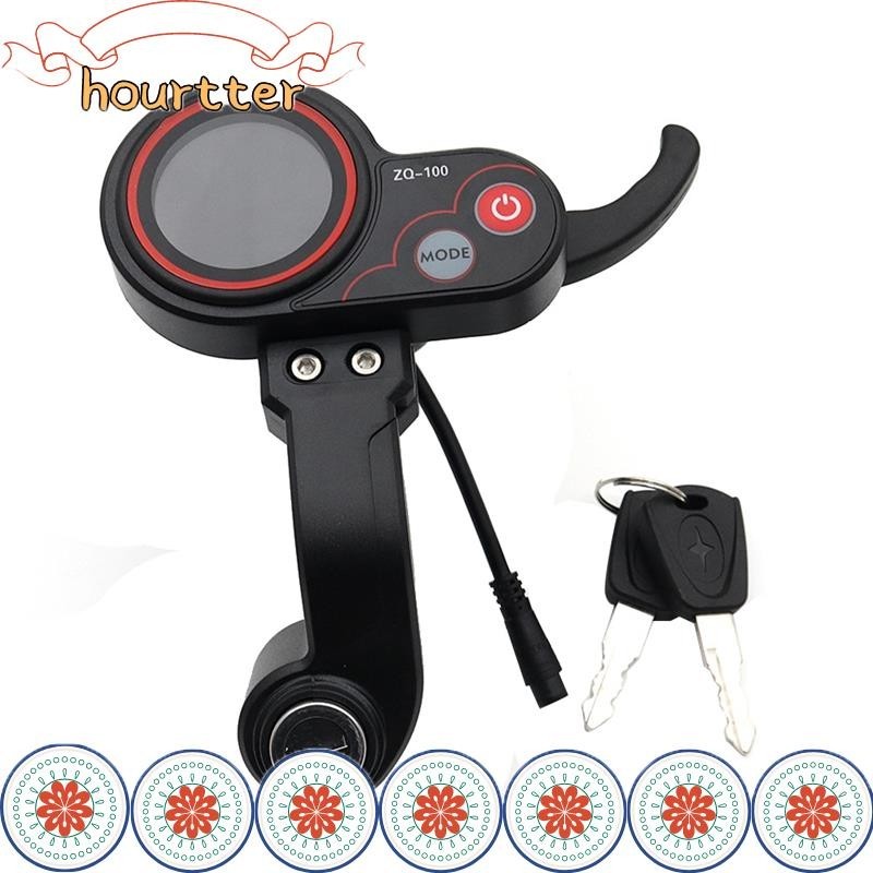 ZQ-100 Mileage Meter with Key Speed Adjustable Electric Scooter Meter 6 ...