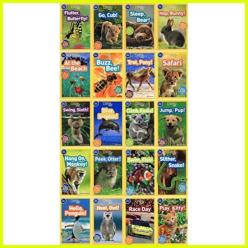 ♞National Geographic Natgeo Pre-Reader (20 or 26 Books) | Shopee ...