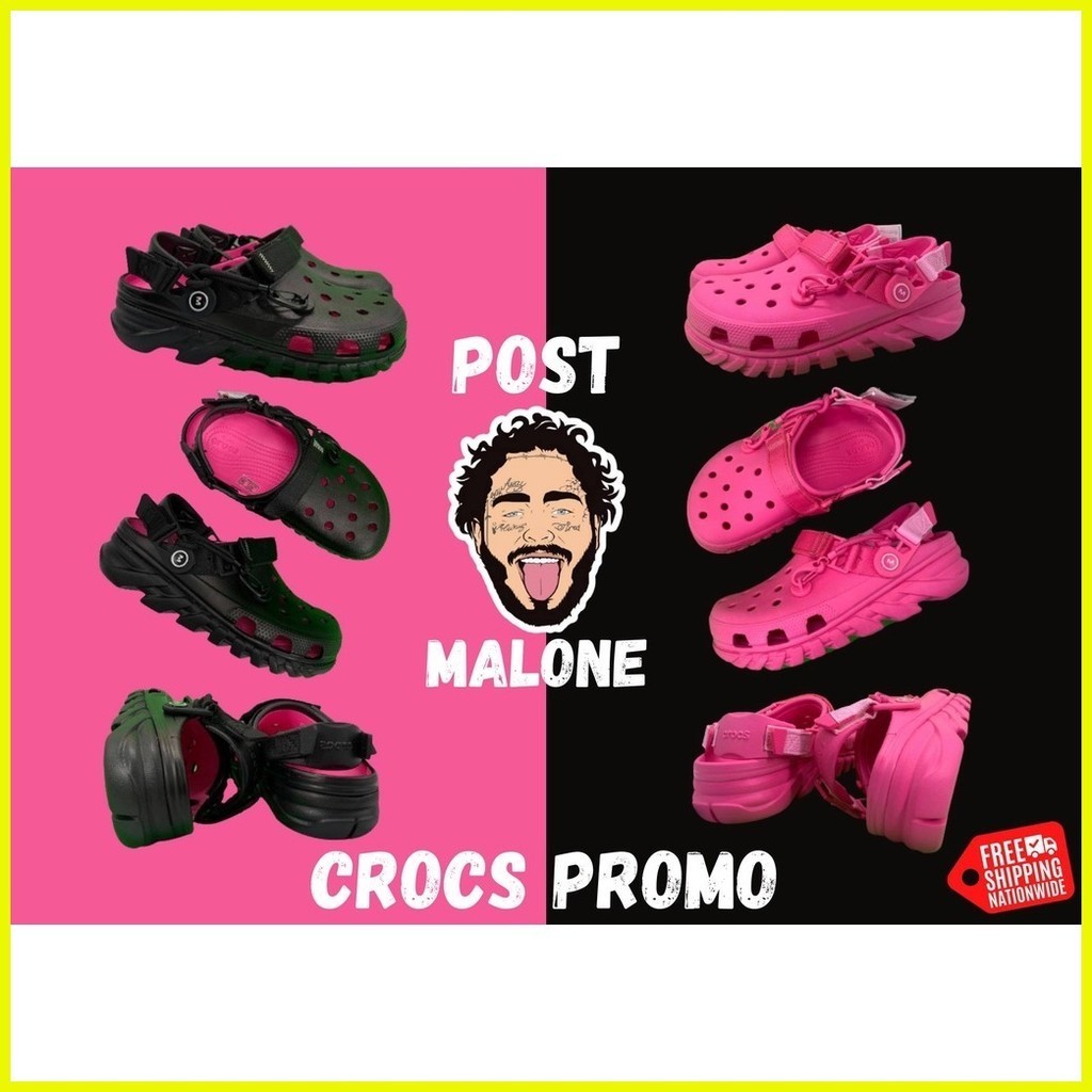 Post malone crocs discount sale