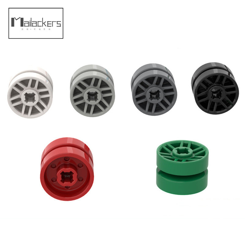 11208 Bricks 50pcs Plate 14mm small wheel hub Small Particles Building ...