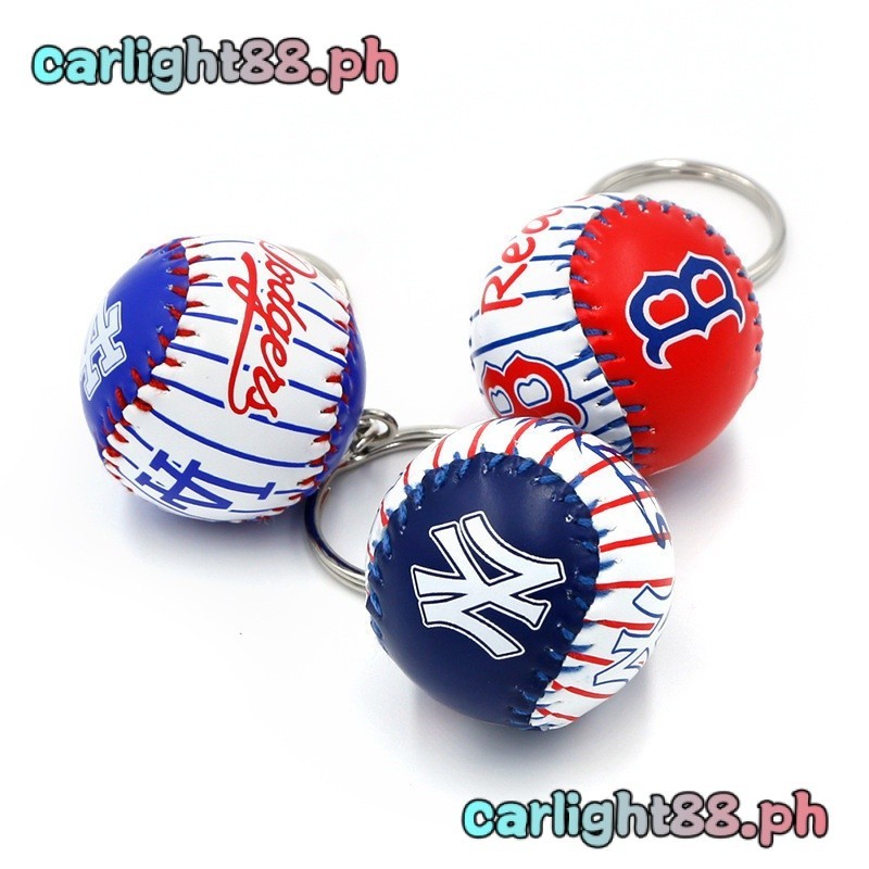 Mini Baseball Keychain Pendant MLB Pendant LA Dodgers Bag Pendant ...