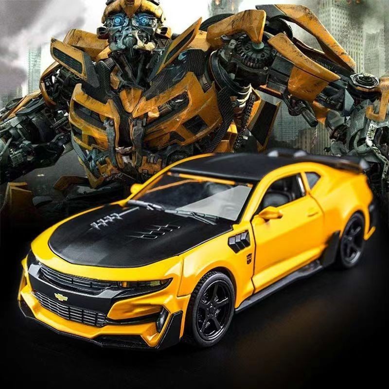 Lepton 1: 32 Bumblebee Camaro Car Model Alloy Diecast Cars Toys Sound ...