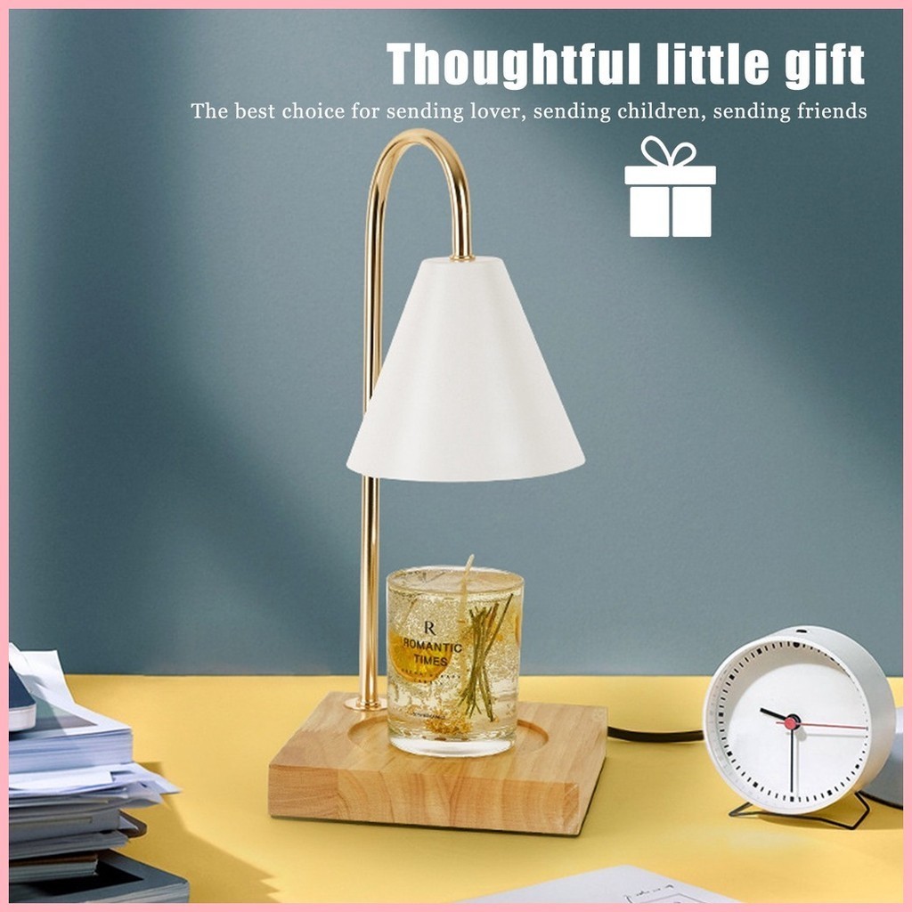 With Timmer】Candle Warmer Lamp/ Electric Heater Scented Candle Burner