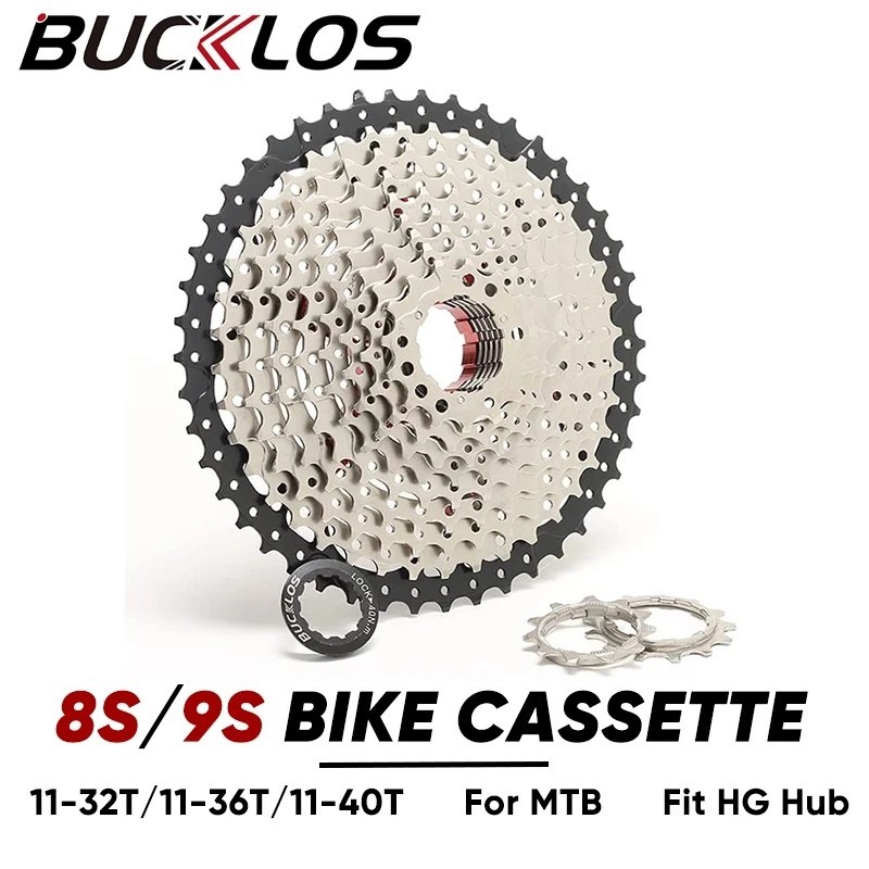 BUCKLOS 8/9 Speed Road Bike Cassette Cogs MTB Cassette Sprocket Bicycle ...