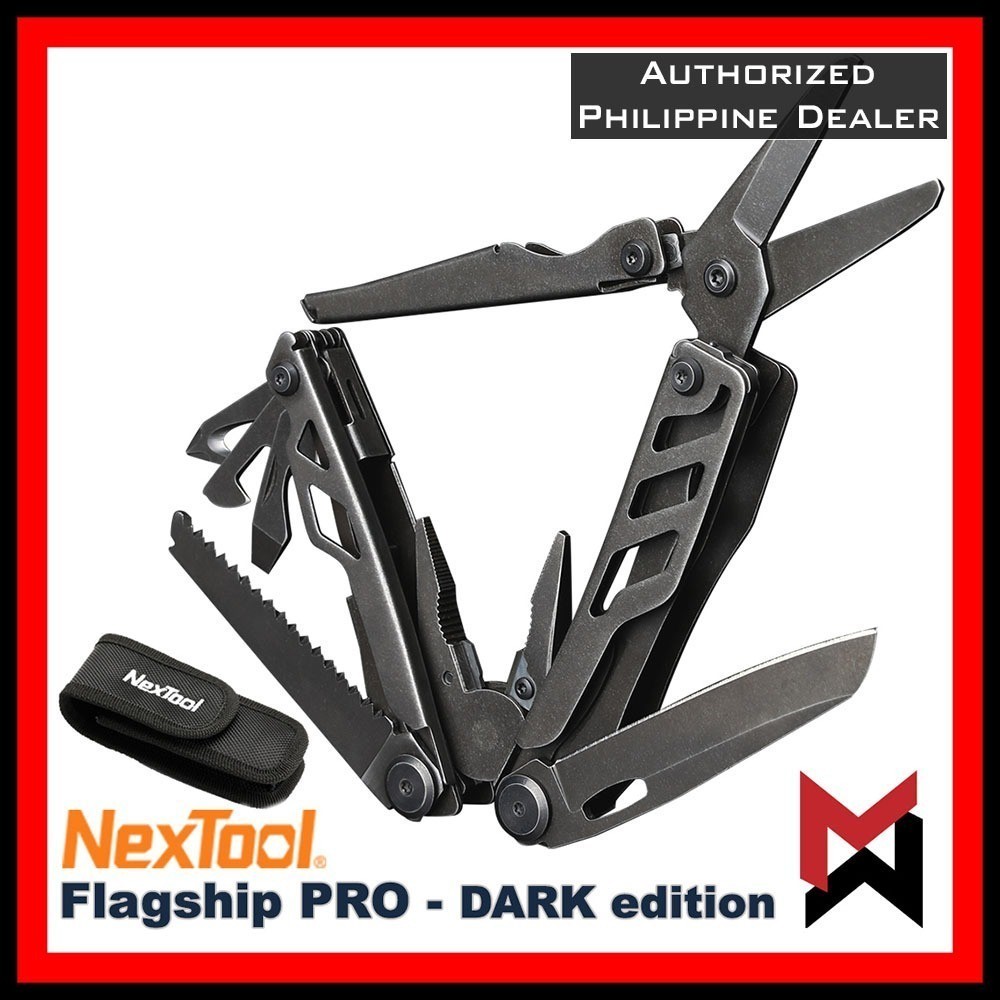 NexTool Flagship PRO Dark Edition - Black w/ Nylon Pouch | Shopee ...