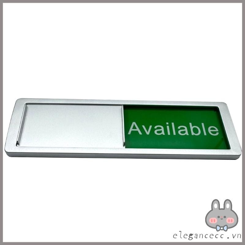 SEWACC 4pcs Sliding Acrylic Door Signs With Self Adhesive In