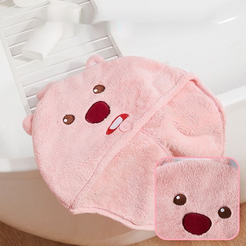 Hairtowel Miniso Ruby Loopy Cartoon 3D Head Towel Hair Drying Cap Loopy ...