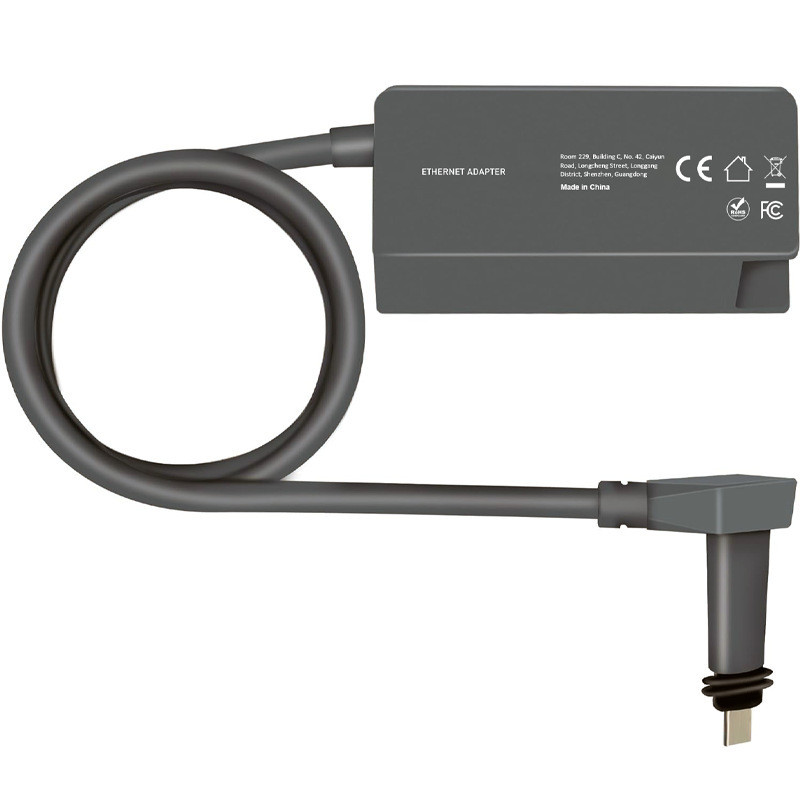 Adaptateur Ethernet Pour Starlink V2 - Connexion RJ45 Gigabit, Plug & Play, Pour Routeur Starlink Gen 2 Rectangulaire