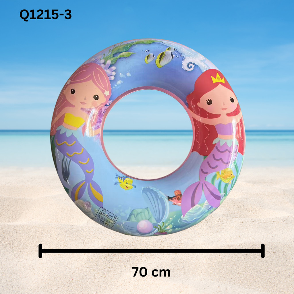 Happy Campers Inflatable Salbabida Kids Safety Float Swim Ring With ...