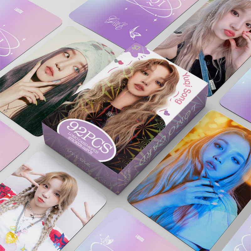 Chenfumeng Ready Stock 92pcs (G) I-DLE Song Yuqi Photocard Single Card ...