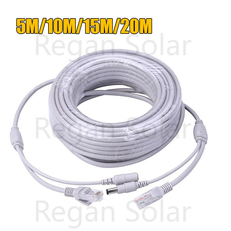 10M CCTV Kabel RJ45+DC - Ethernet & Strom Für IP Kameras NVR System