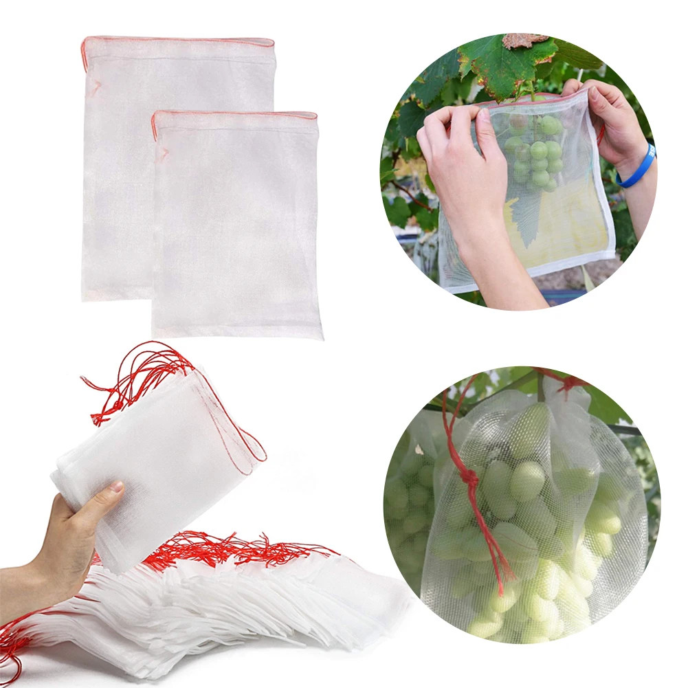 Reusable Nylon Insect-Proof Mesh Bag,Fruit Bags,Anti-Fruit Fly Net ...