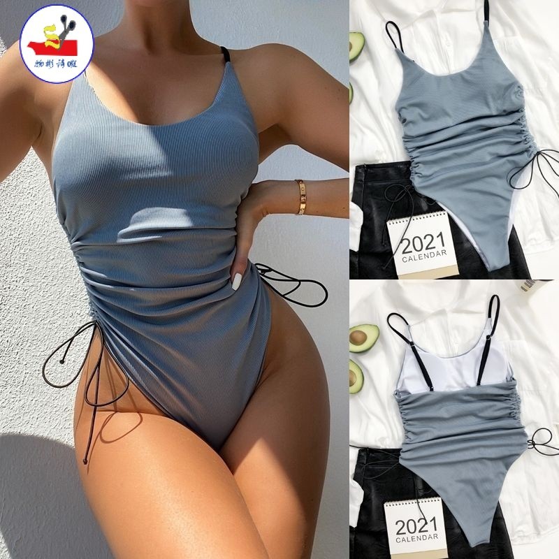 Wsx Sexy Beautiful Back One Piece Swimsuit Women Cover Belly One Piece