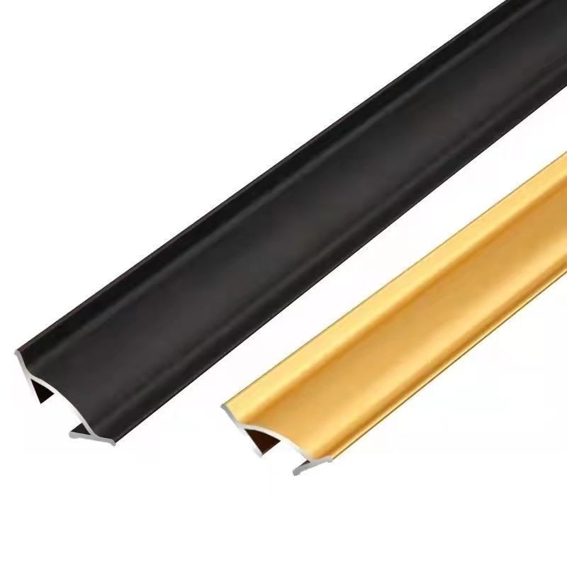 Aluminum Alloy Self-Adhesive Concave Line Triangle Trunking Crown ...