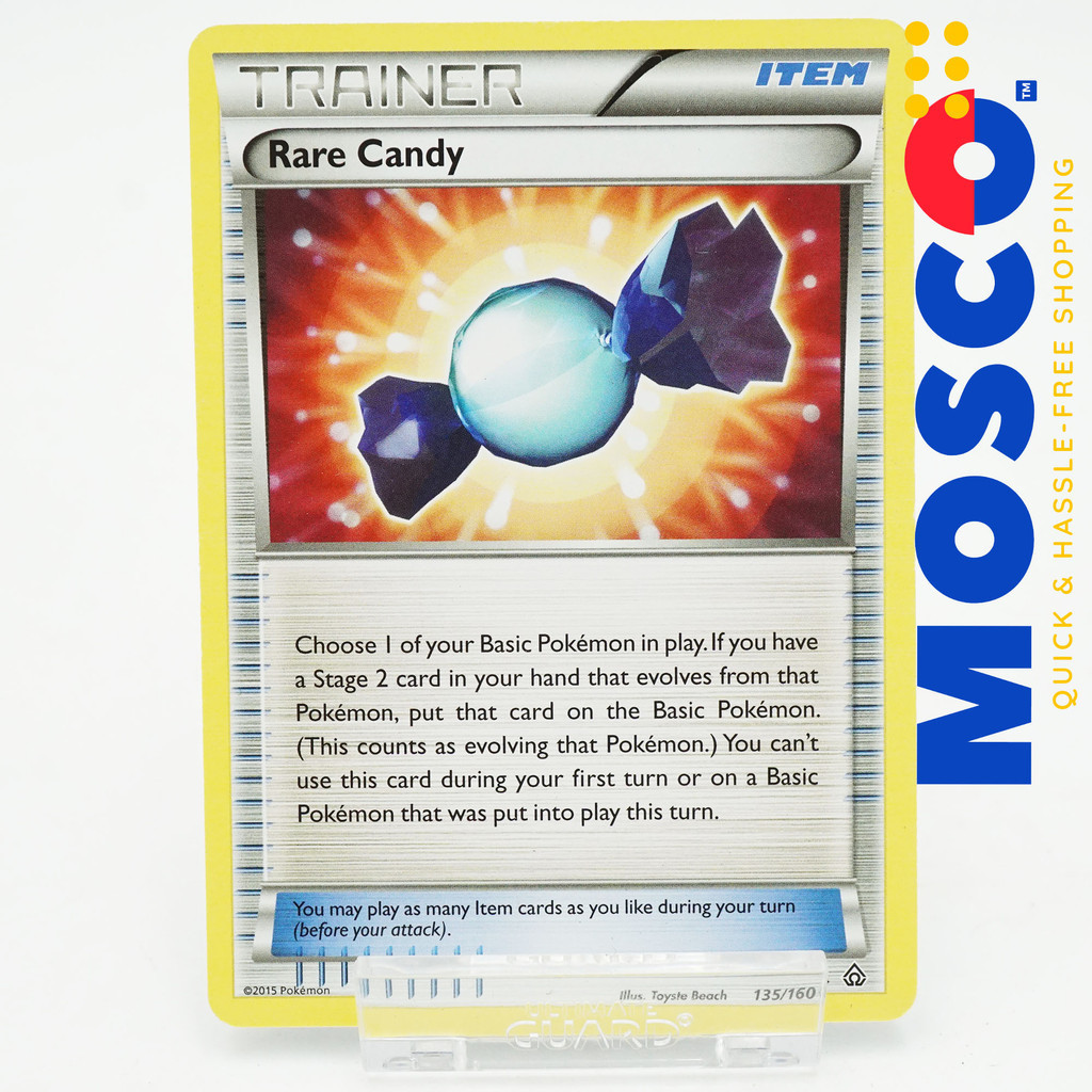 Rare Candy - 135/160 - Uncommon XY: Primal Clash | Pokemon TCG | Shopee ...