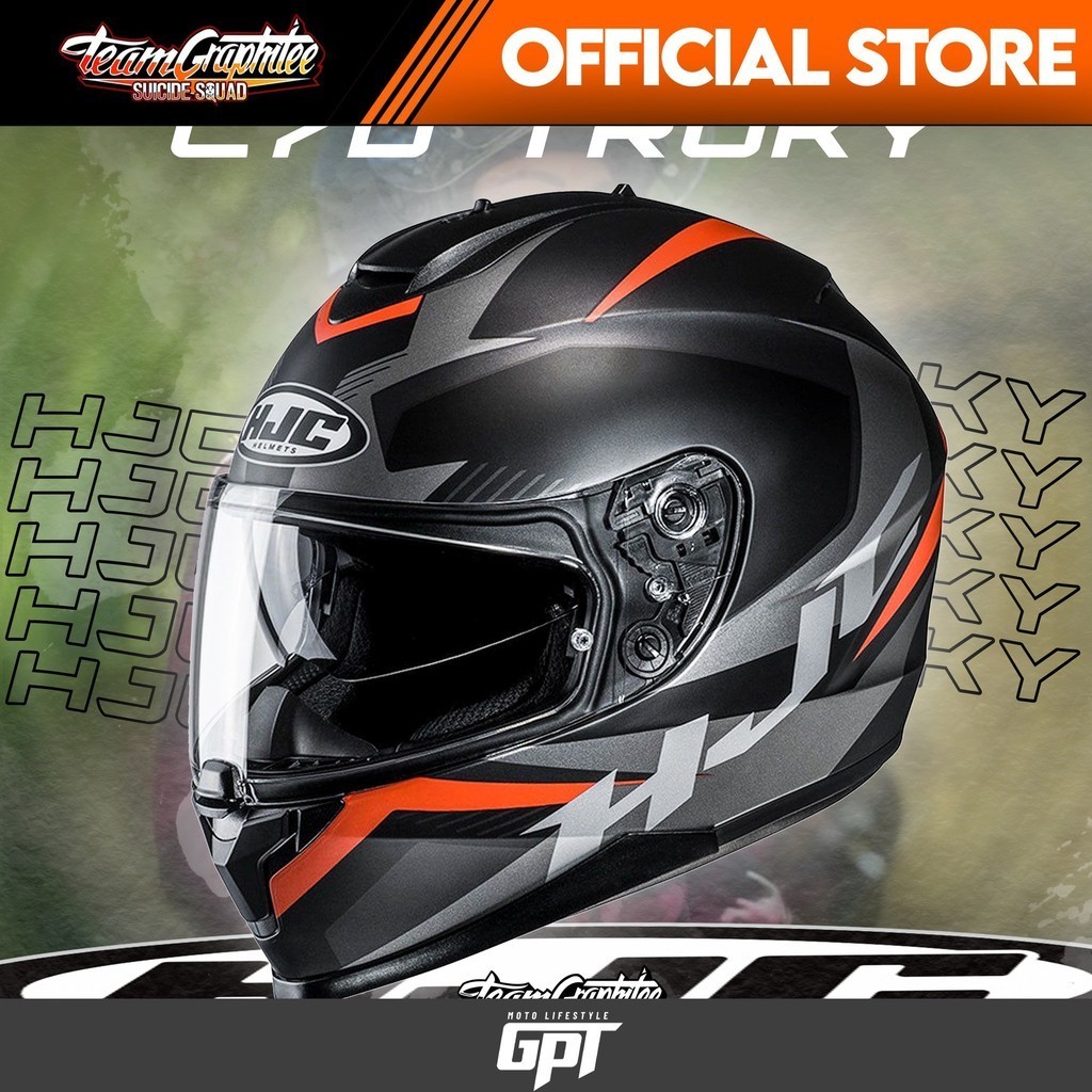 HJC HELMET C70 TROKY | Shopee Philippines