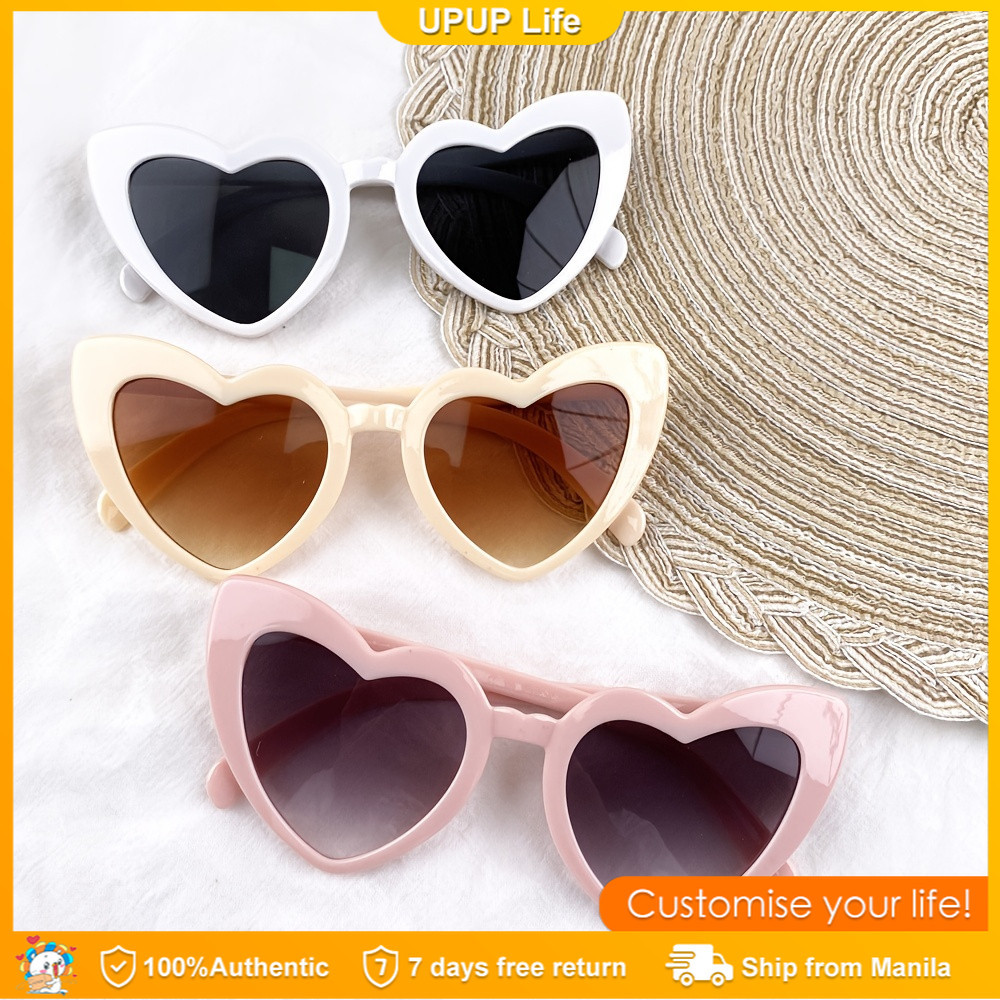 Heart Shaped Love Sunglasses Women Fashion Sunglasses Holiday Beach