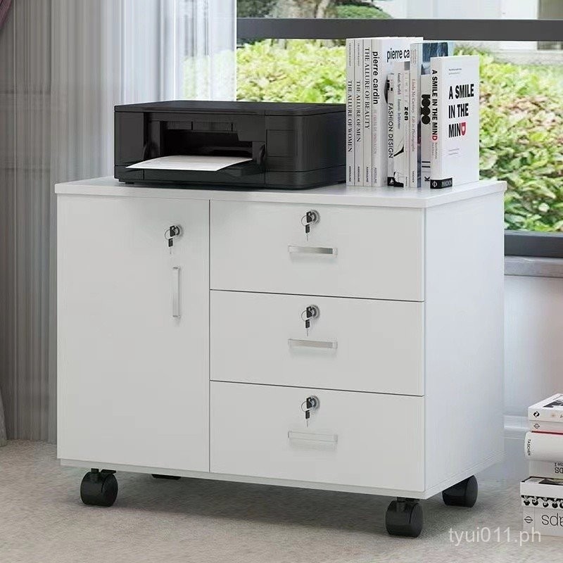 Office File Cabinet Movable Cabinet with Lock Floor Cabinet Printer ...