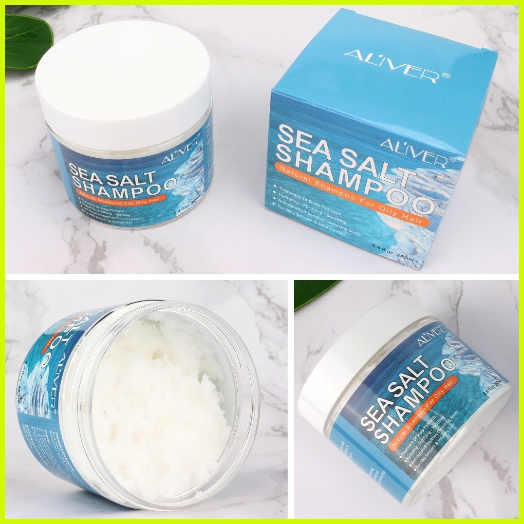 Sea Salt Shampoo Anti Dandruff Hair Treatment Shampoo For Scalp Itching