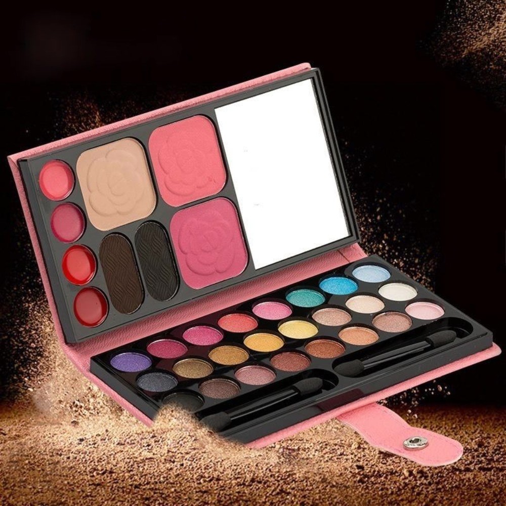 33 Color Eyeshadow Palette Blush Eyebrow Powder Set Eye Shadow Palette ...