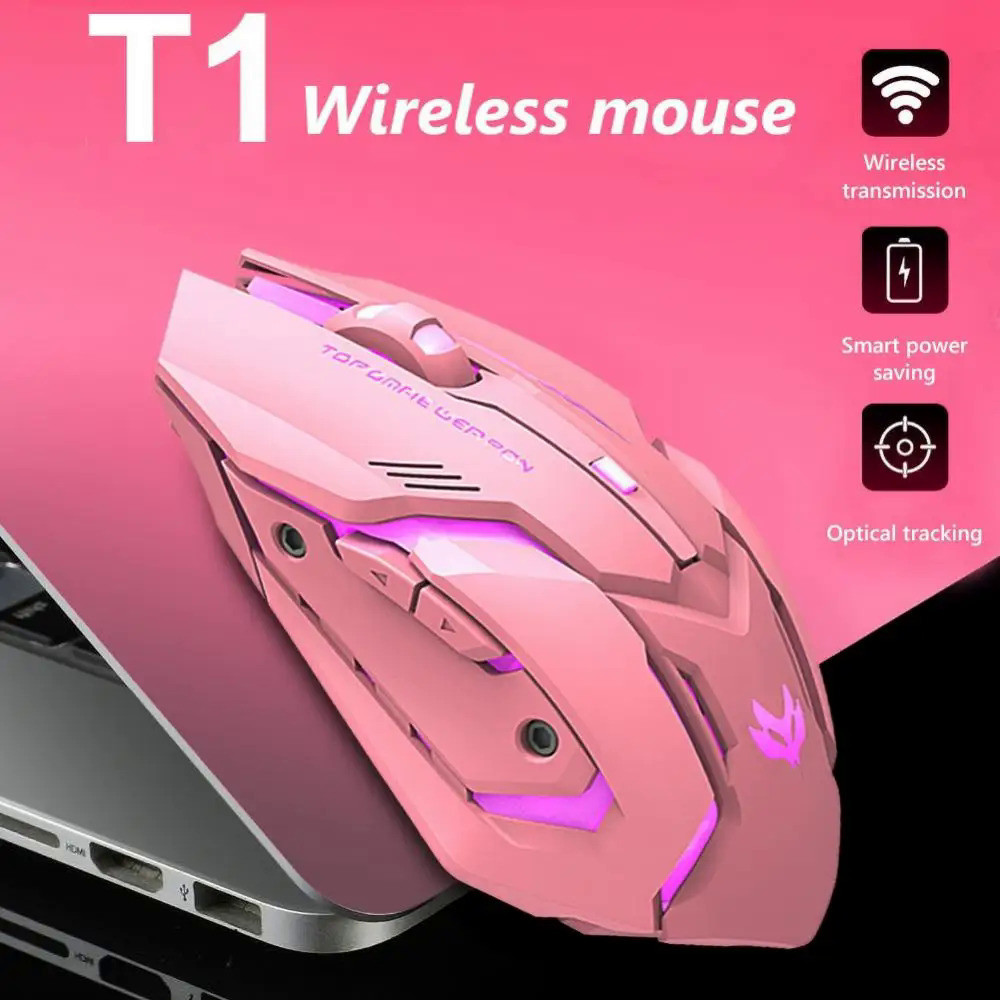 Dual-mode Bluetooth 2.4G Mouse Rechargeable Silent Backlit USB Optical ...