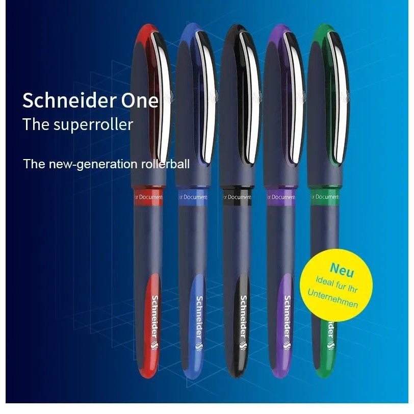Schneider ONE Sign pen Super Smooth Straight Liquid Rollerball Pen  Office Signature Pen